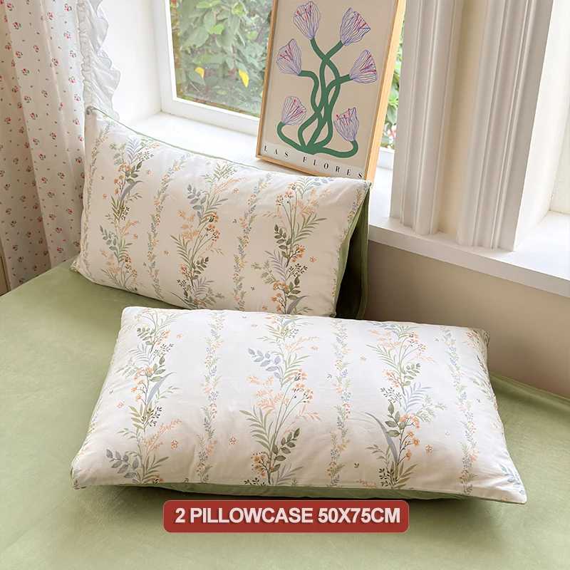 Bedding Set Duvet Cover Set 1 Duvet Cover Cotton A-Side Flannel B-Side 2 Pillowcases - Double Comfort for Daily Use H260327