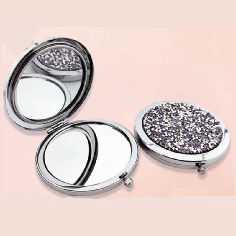 Mini Shiny Makeup Mirror Pocket Mirror H260327