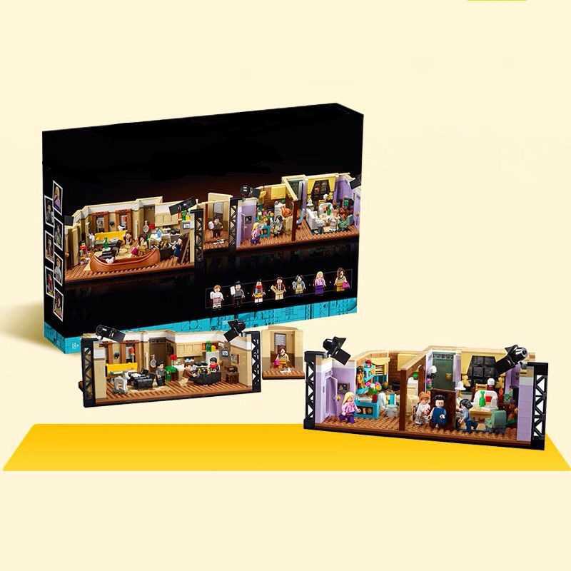 B6333 Friends Monicas Apartment Scene Model Small Particle Assembly Toy Building Blocks Gift 99919 W260327