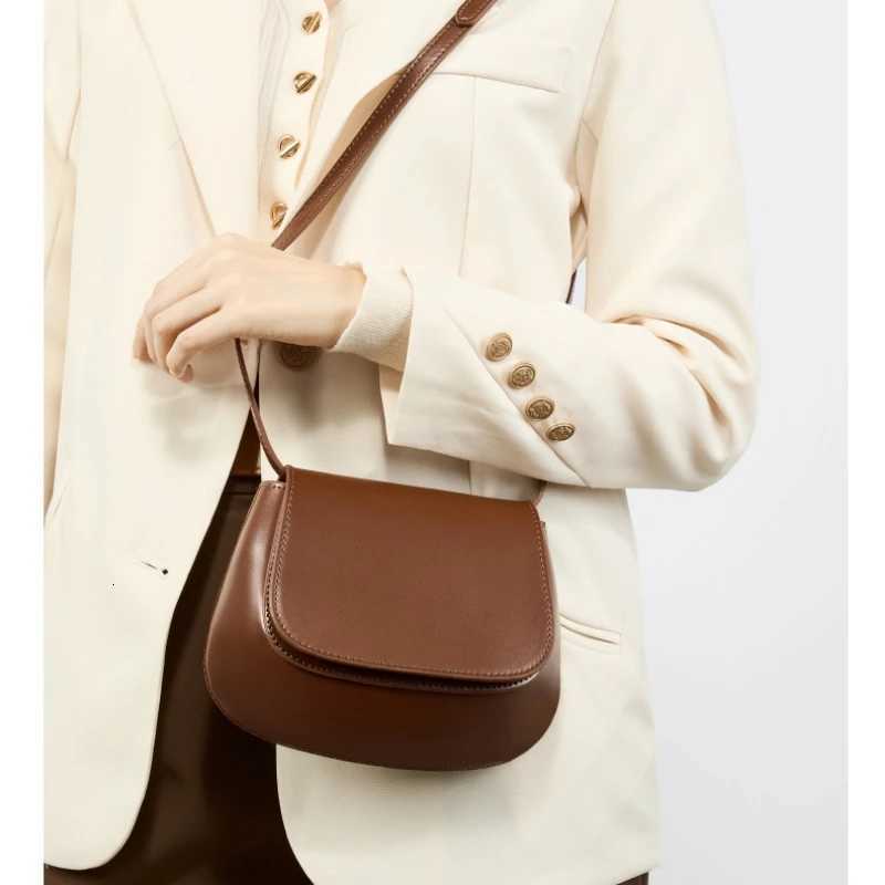 YANATARI underarm cowhide Genuine leather handbags women vintage shoulder bag female luxury bags womens high quality 2025 C260327