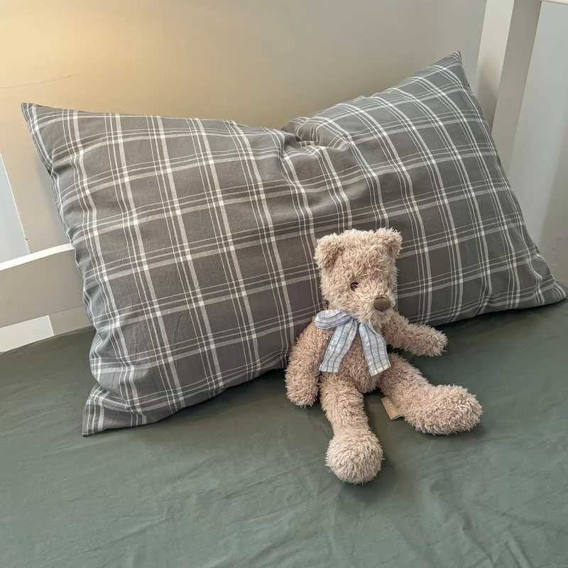 Nordic Wash Cotton Bedding Set Duvet Cover with Pillowcase Bed Sheet Set Comforter Cover Bed Linens Set Single Full Queen Size H260327