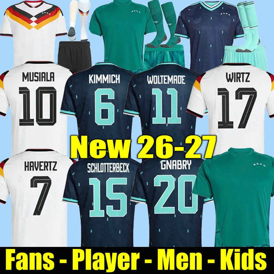 GermanyS jersey World Cup 26 27 soccer jersey Kit Women football shirts 2026 2027 men kids set Deutschland HAVERTZ GNABRY goalkeeper training Long sleeves