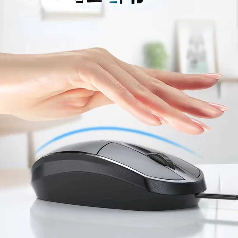 Ergonomic USB Mouse Wired 1000 DPI Optical 3 Buttons Wired Gaming Mouse Office Mice For Laptops Desktop Computer Mouse D260327