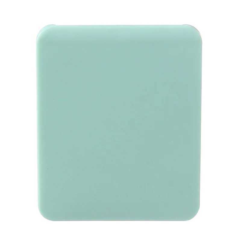 Minimalist Square Compact Mirror Portable Folding Double-sided Makeup Green Mirror For Women Cosmetic Travel Pocket Mirror H260327