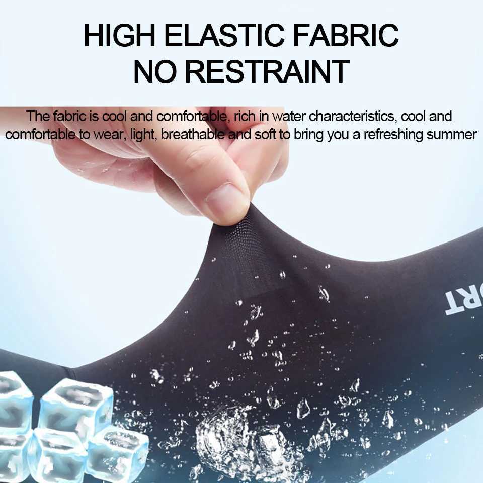 GTUBIKE 1Pair Summer Cool Feeling Arm Sleeves Women Cycling Running Fishing Oversleeve Men Breathable Ice Silk Sunscreen Unisex D260326