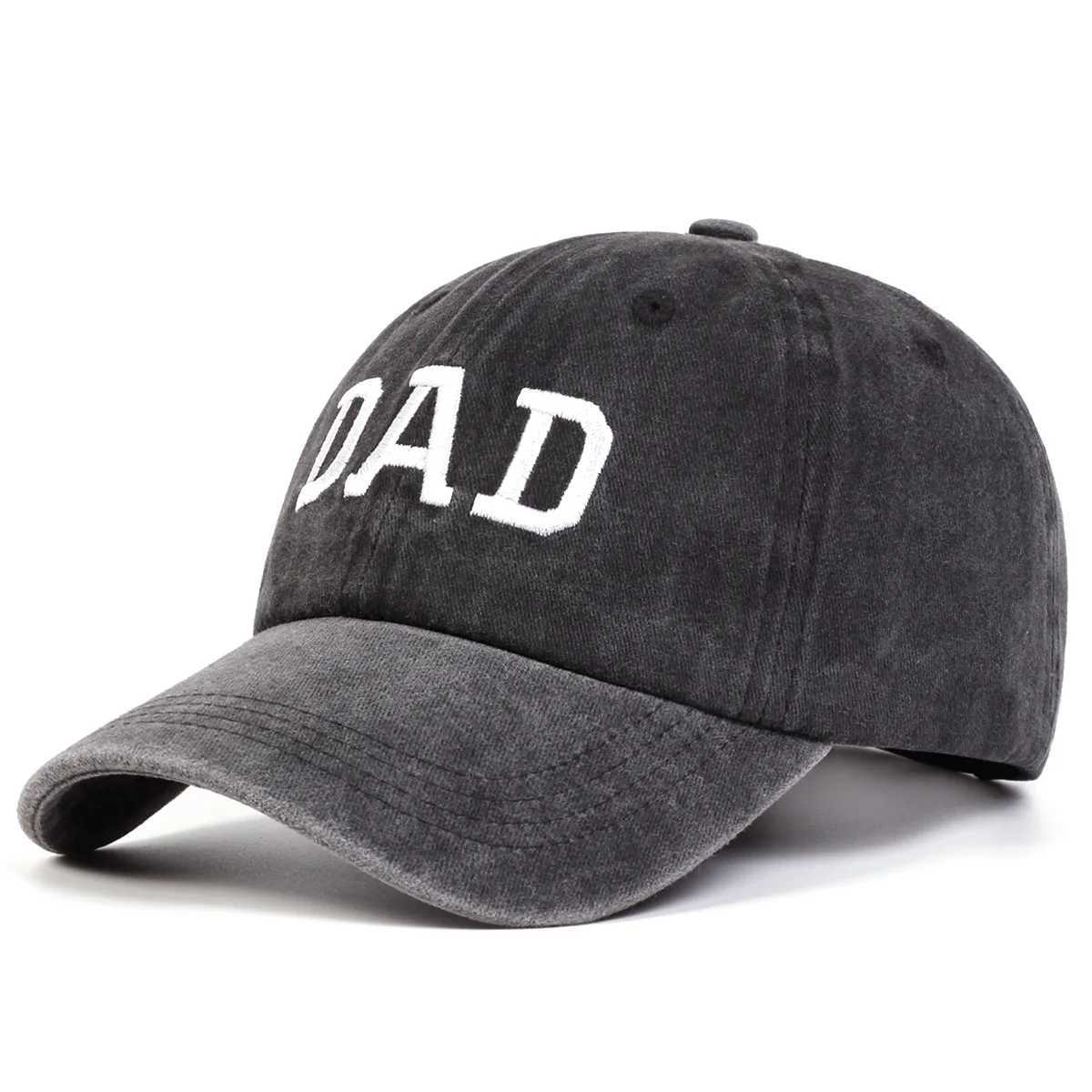 DAD MOM Embroidered Baseball Hat Retro Sports Casual Duck Tongue Hat Sun Hat M260327
