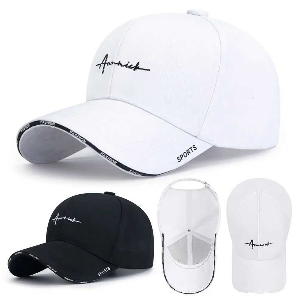 Breathable Adjustable Sun Hats Cotton Solid Color Baseball UV Protection Men M260327