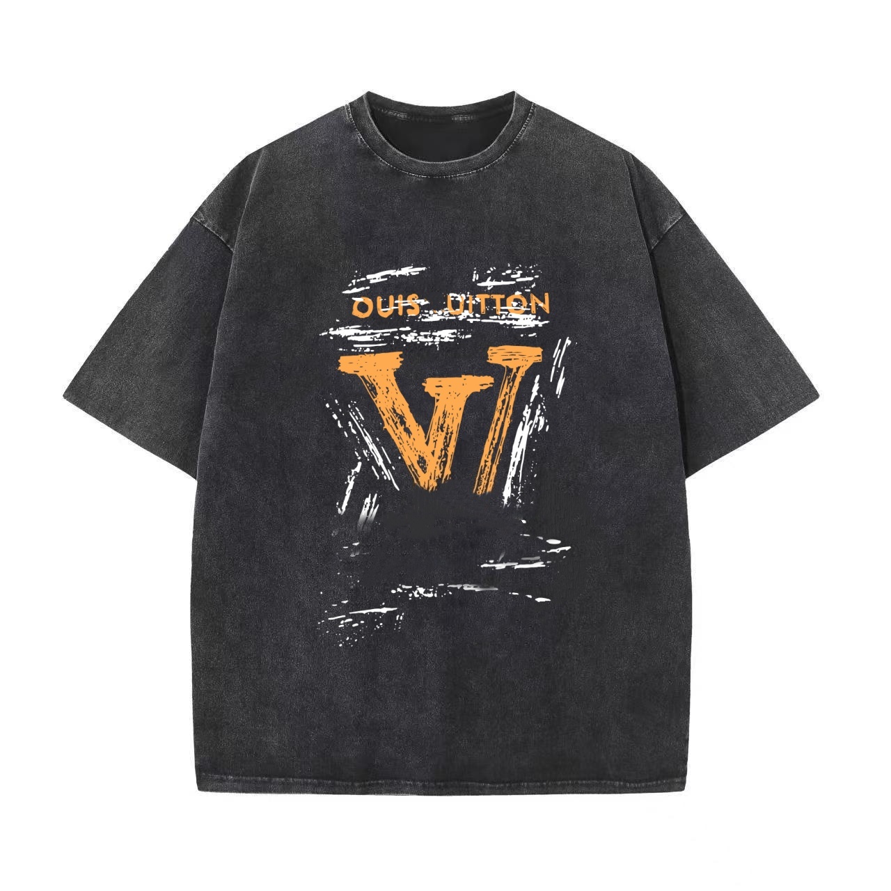 designer mens t shirt Luxury Tee Thick Cotton Printed Short Sleeve womens Tops Streetwear Loose Design casual fashion short sleeved T-shirt 3XL