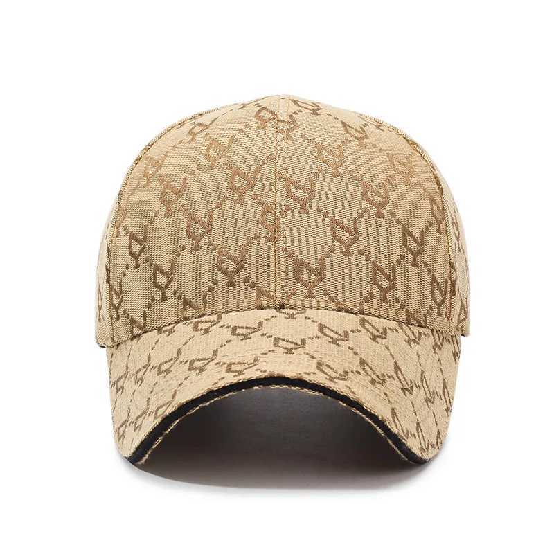 New Jacquard Alphabet Baseball Hat Korean Outdoor Sports Traveling Sunscreen Men Women Casual Trendy Peaked Hats M260327
