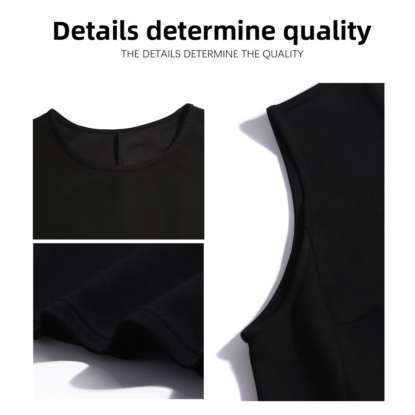 Womens Casual Dresses Sleeveless Designer Lady Luxurious Dresses Woman Clothing Socialite Sleeveless Tank Dress Waist-Cinching A-Line Short Black Slim