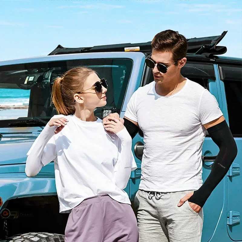 X-TIGER Ice Silk Arm Sleeves Sports Sun Sleeves Cool Summer Arm Sleeves Bicycle MTB Gloves Sleeves Cycling Outdoor Arm Sleeves D260326