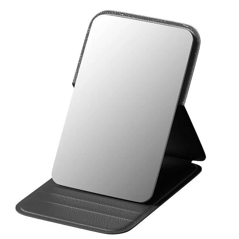 Mini portable small mirror makeup mirror dormitory bedroom folding mirror desktop home office dressing mirror H260327
