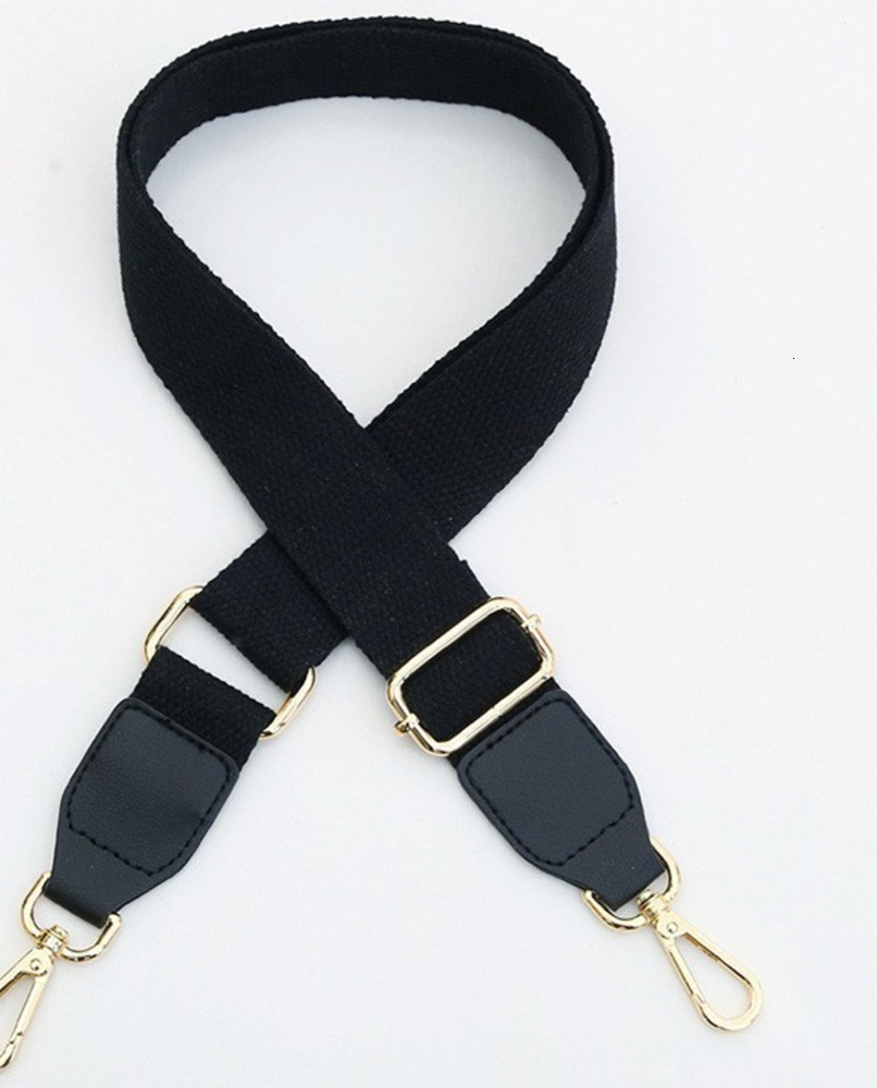 Wide Shoulder Straps Solid Color Cotton Webbing Pu Leather Adjustable Shoulder Messenger Bag Strap Accessory Supplies 250704