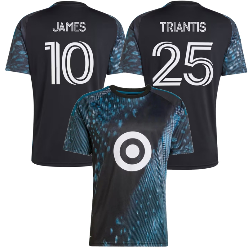 2026 2027 Minnesota United JAMES FC Soccer Jerseys PEREYRA YEBOAH TRAPP BOXALL FITZ HLONGWANE 26 27 football men and kids shirt