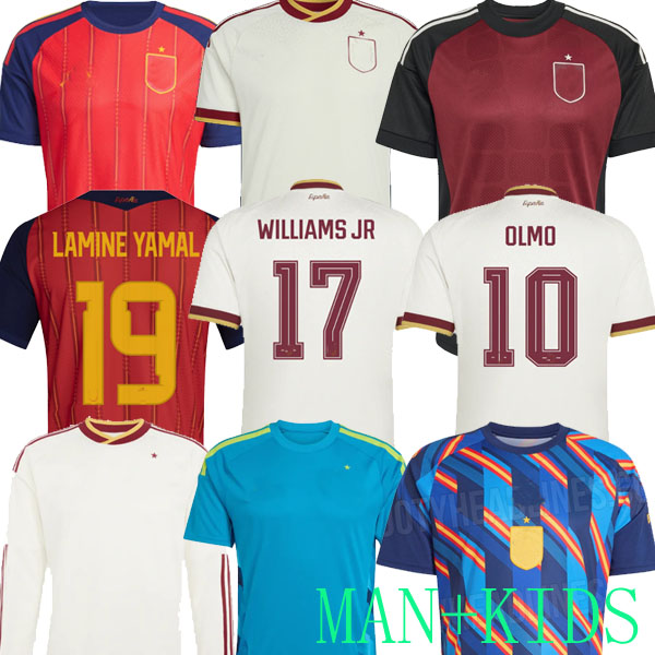 spain 2026 Soccer Jersey MORATA FERRAN CARVAJAL 25 26 National WORLD CUP Football Shirt 2025 Men Kids Kit LAMINE YAMAL Camisetas Espana RODRI OYARZABAL FINAL home