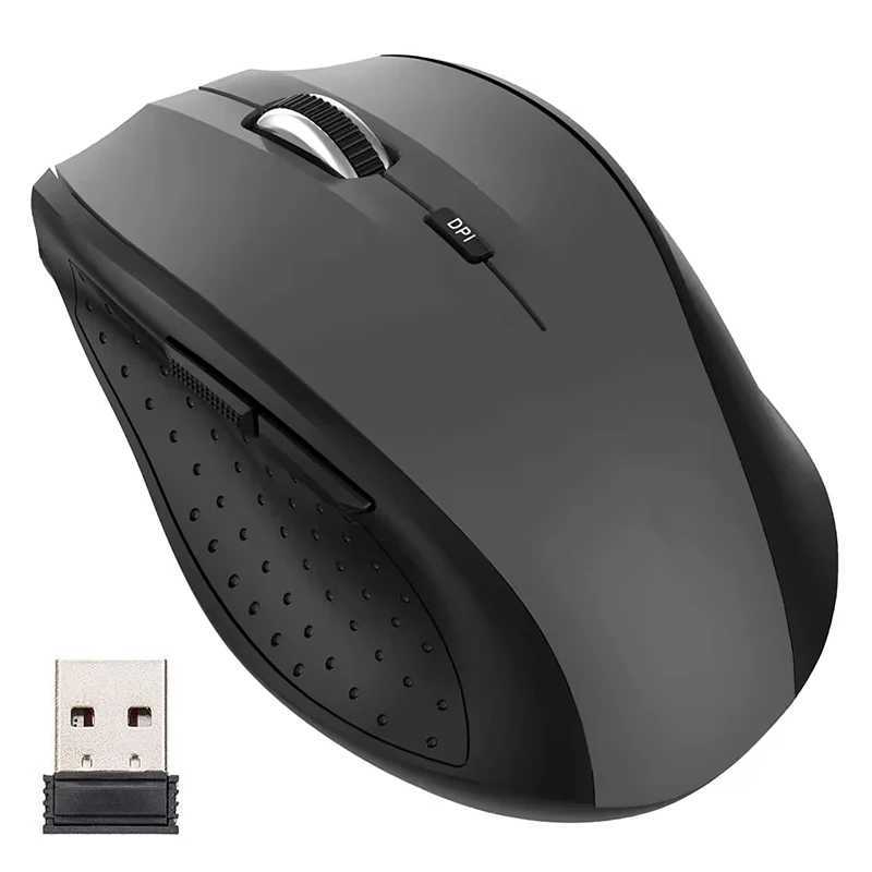 Wireless Mouse Silent Mouse 24G Portable Mobile Optical Office Mouse Adjustable 1600 DPI Levels For Notebook PC Laptops MacBook D260327
