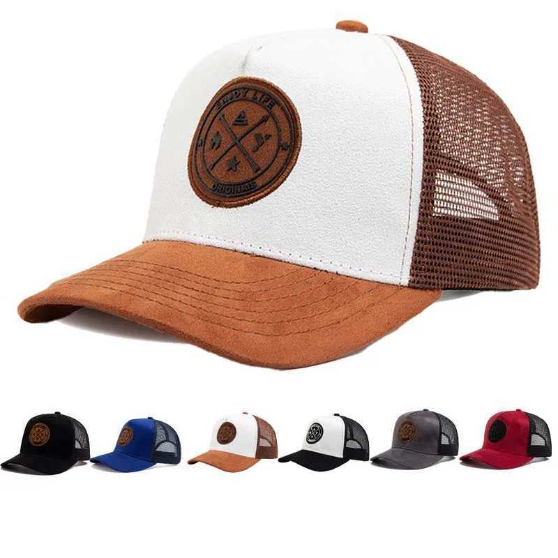 Hot selling high quality Mesh Baseball unisex Fashion Casual Breathable Letter Icon Hip Hop Trucker Outdoor Sport DadHat M260327