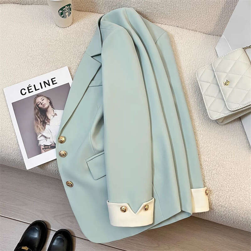 White Blazer for Women 2026 Spring New Casual Elegant Socialite High-End Trendy Jacket This Year's Popular Suit