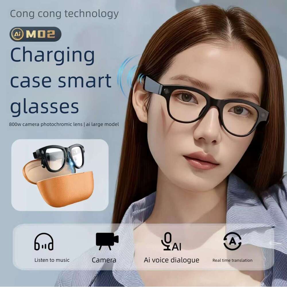 Famous Brand New Cross Border Model M Ultra Advanced Technology W Pixels Reverse Charging Case Smart Glasses With Wifi Transmission CKS