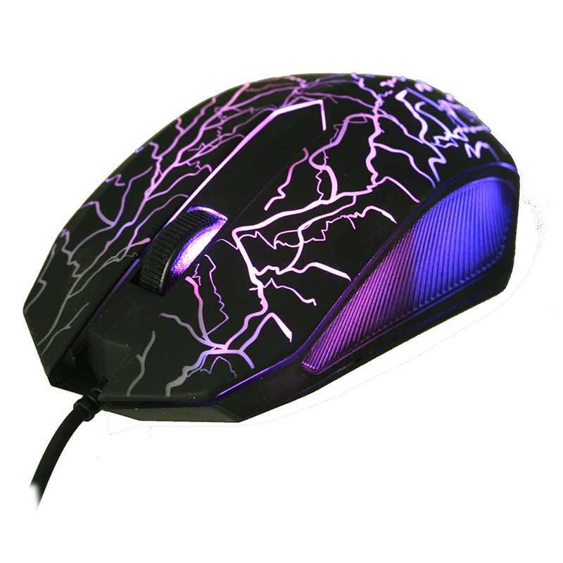 3200DPI Computer Mouses Colorful LED Professional Mouse Gaming Ultra-precise For Dota2 LOL Gamer Mouse Ergonomic USB Wired Mouse D260327