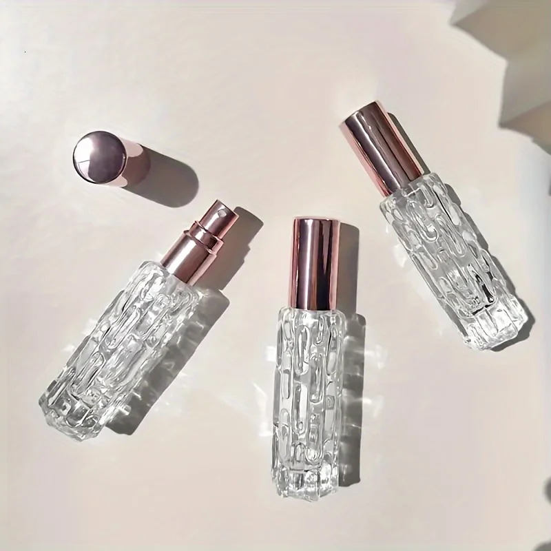 20pcs 10ml Clear Glass Perfume Spray Bottles Formaldehyde-Free Portable Ideal for Travel Refillable Cosmetic Fragrance S 260318