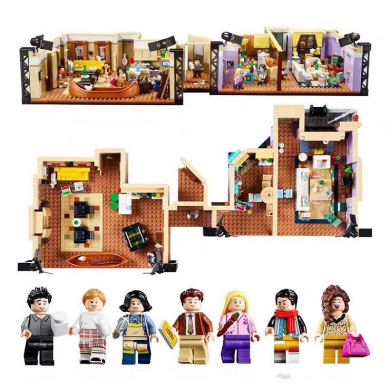 B6333 Friends Monicas Apartment Scene Model Small Particle Assembly Toy Building Blocks Gift 99919 W260327