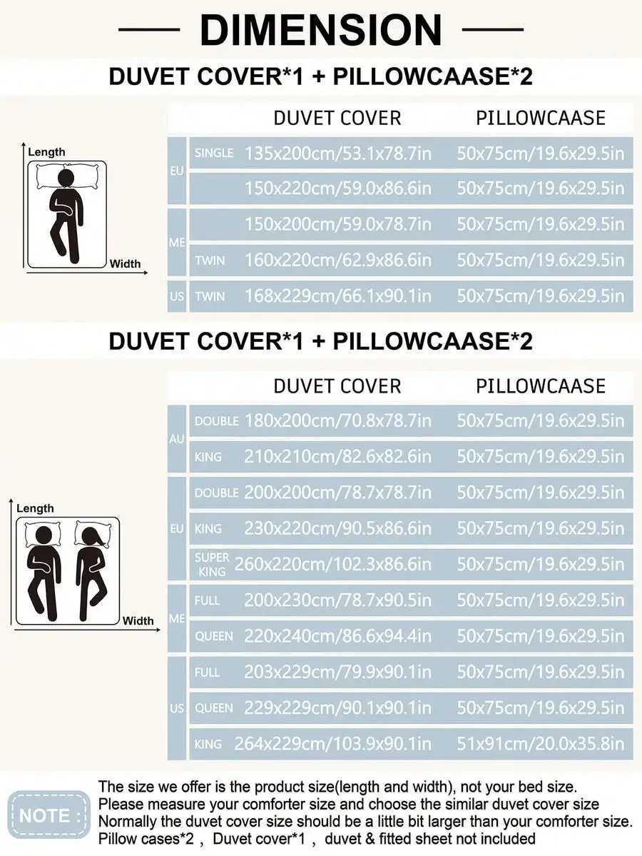 3-Piece Heart Pattern Duvet Cover Set with 2 Pillow Shams Soft Breathable Fabric H260327