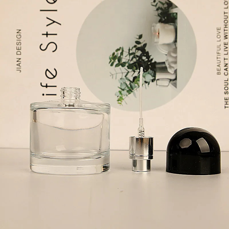 101oz Portable Glass Perfume Bottle - High-Quality Replacement Travel Cosmetics with Large Capacity 260318