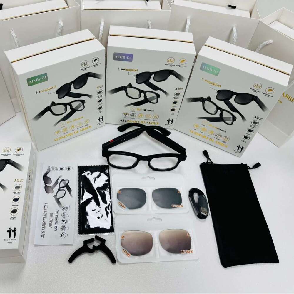 Famous Brand Smart AIMB G Glasses Million Feature Pixel Level Photography Local Storage Audio Video Recording And Free AI Real Time Translation CKS