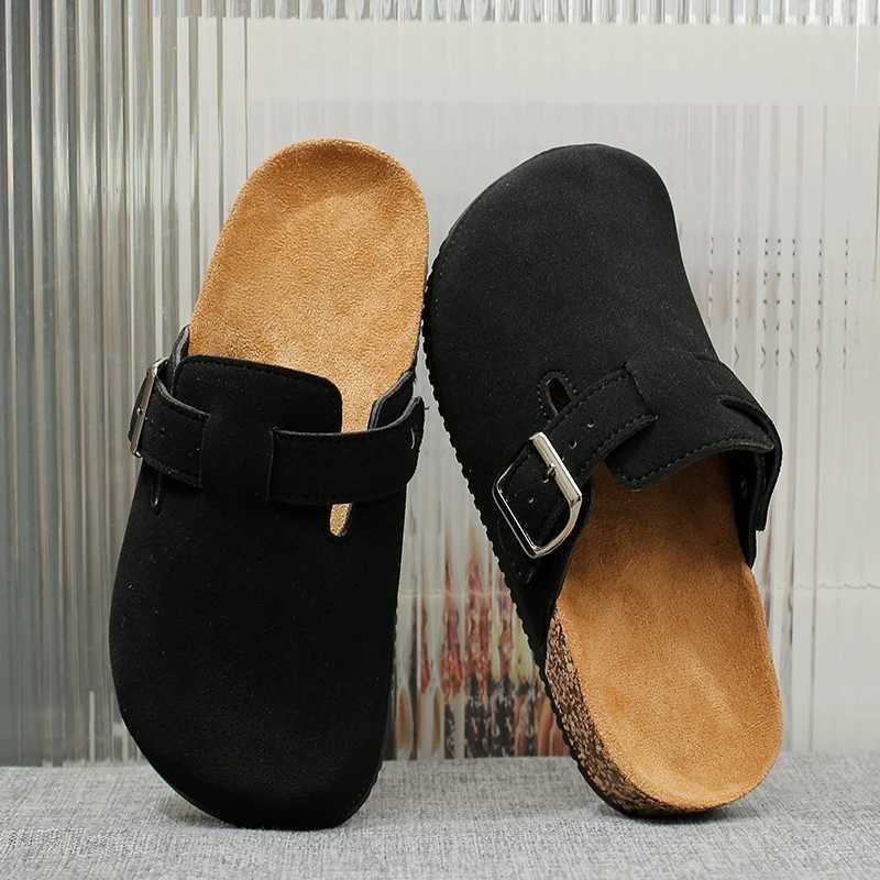Childrens 2026 New Classic Style Buckle Strap Closed casual fashion slippersT260327