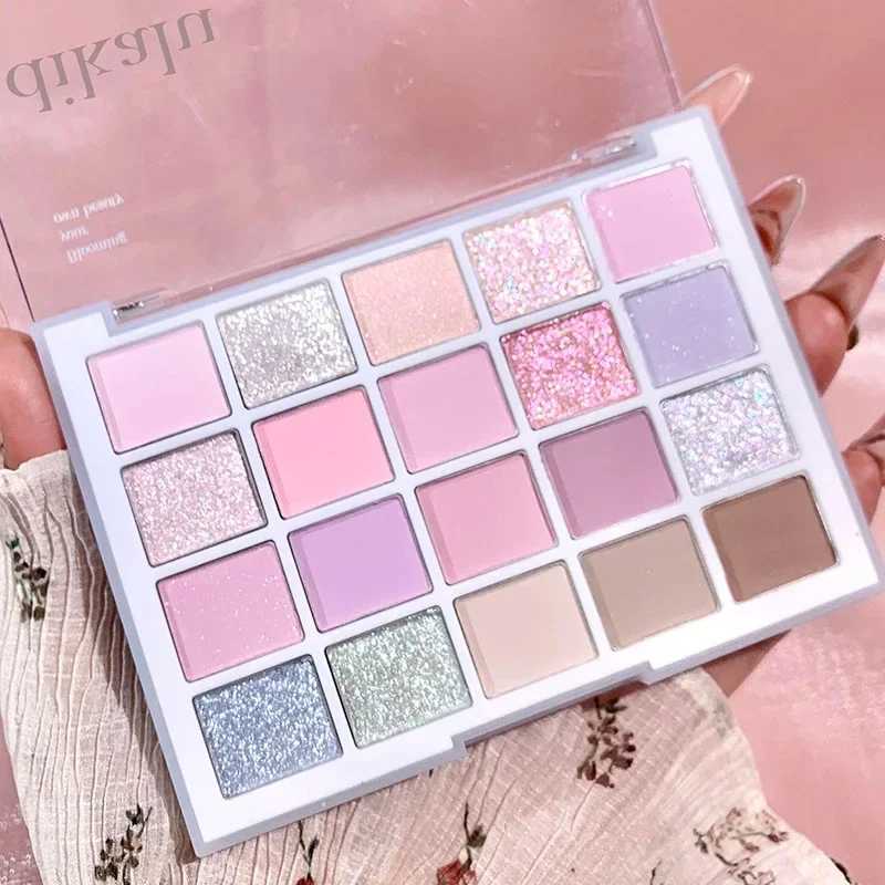 20-color Warm Eyeshadow Palette Romantic Smoky Rose Tones Matte Glitter High-pigment Smudge-proof Beauty Makeup H260327