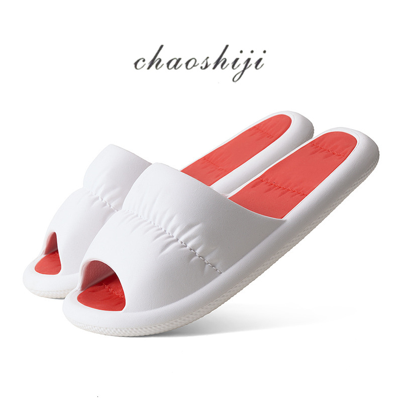 Design Slippers Comfortable Lightweight EVA Slides For Home Sandals Acupressure Massage Slippers Fashion Gifts Non Slip Solid Slide Big Size 8858A-2 - view 3