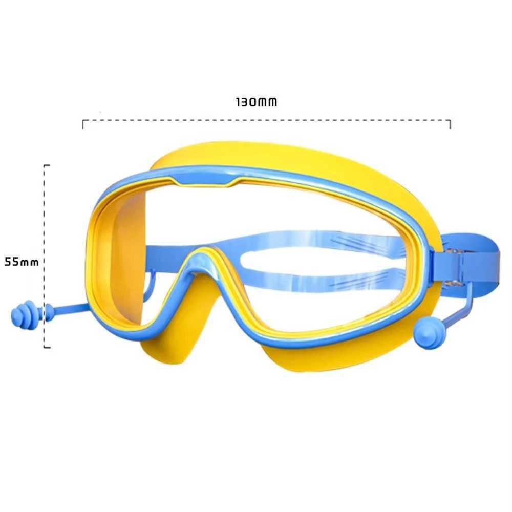2025 Large Frame Swimming Goggles for Adults Kids High Quality Antifog Swim Glasses Waterproof Multi-color to Choose Z260328