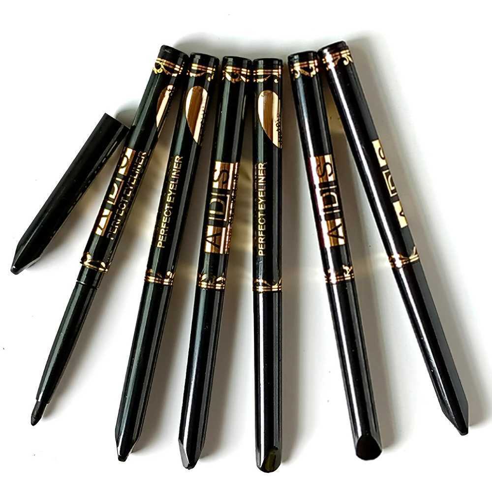 2Pcs Waterproof Black Brown Eyeliner Pencils-Smudge-Proof Long-Lasting Beginner-Friendly Smooth High Pigmented Punk Eye Makeup H260328