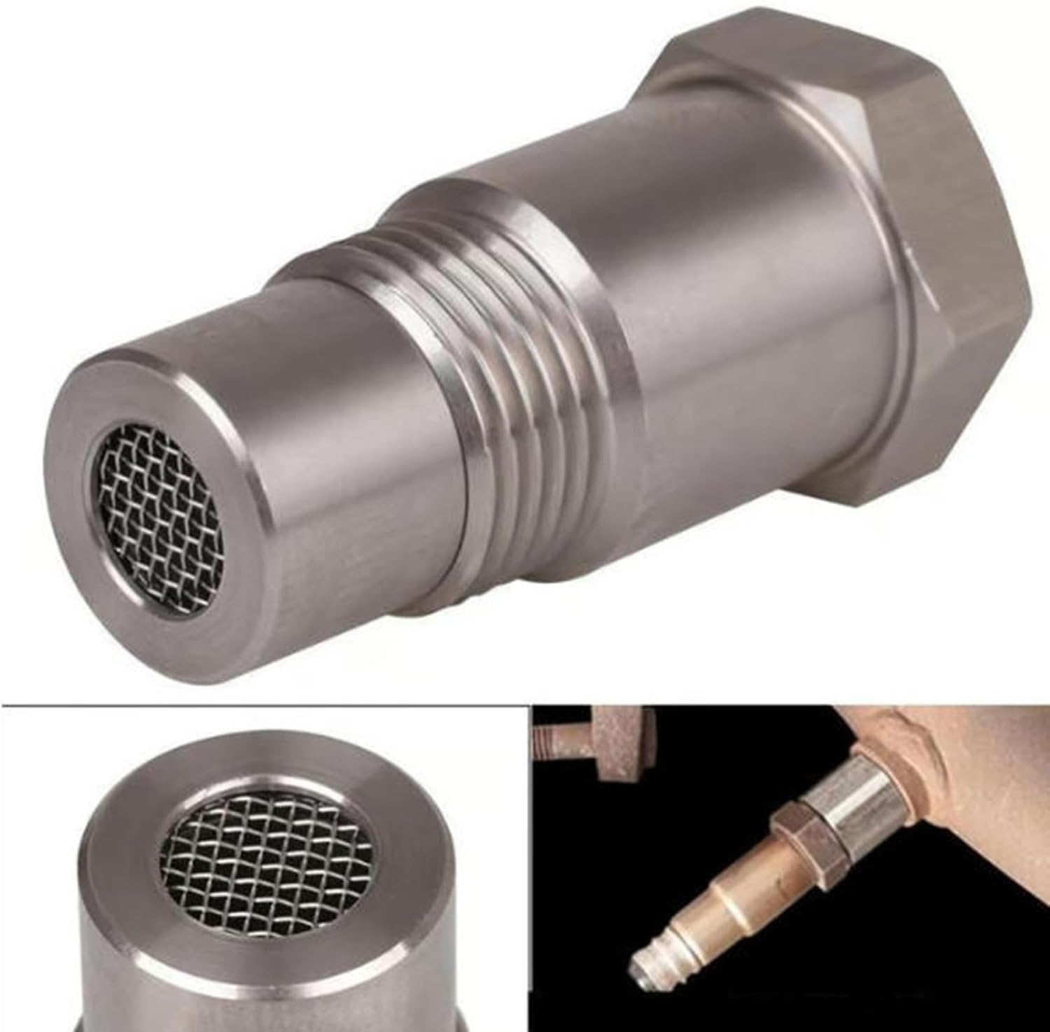 M18x1.5 Connector Extension for Industrial Hardware 1.5mm Connector Extension for Car Industrial Hardware Stainless Steel Xtension Filter