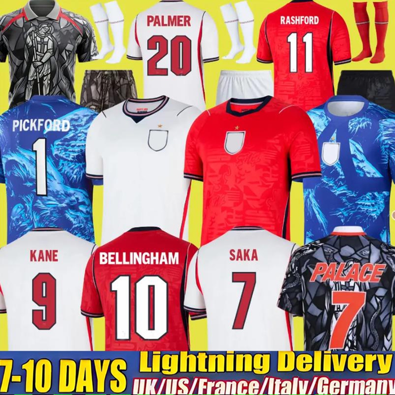 2026 World Cup EnGLaNdS Football Shirt SAKA Soccer Jersey 26 27 Men Kids KANE BELLINGHAM MAINOO BOWEN RICE FODEN GORDON TONEY PALMER PICKFORD Soccer Uniforms WOMEN