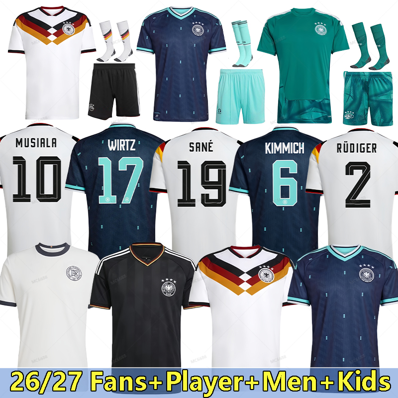 Germany jersey 2026 World Cup 26 27 soccer jerseys Kit Women football shirt men kids set Deutschland HAVERTZ GNABRY Long sleeves goalkeeper training Third away 4XL