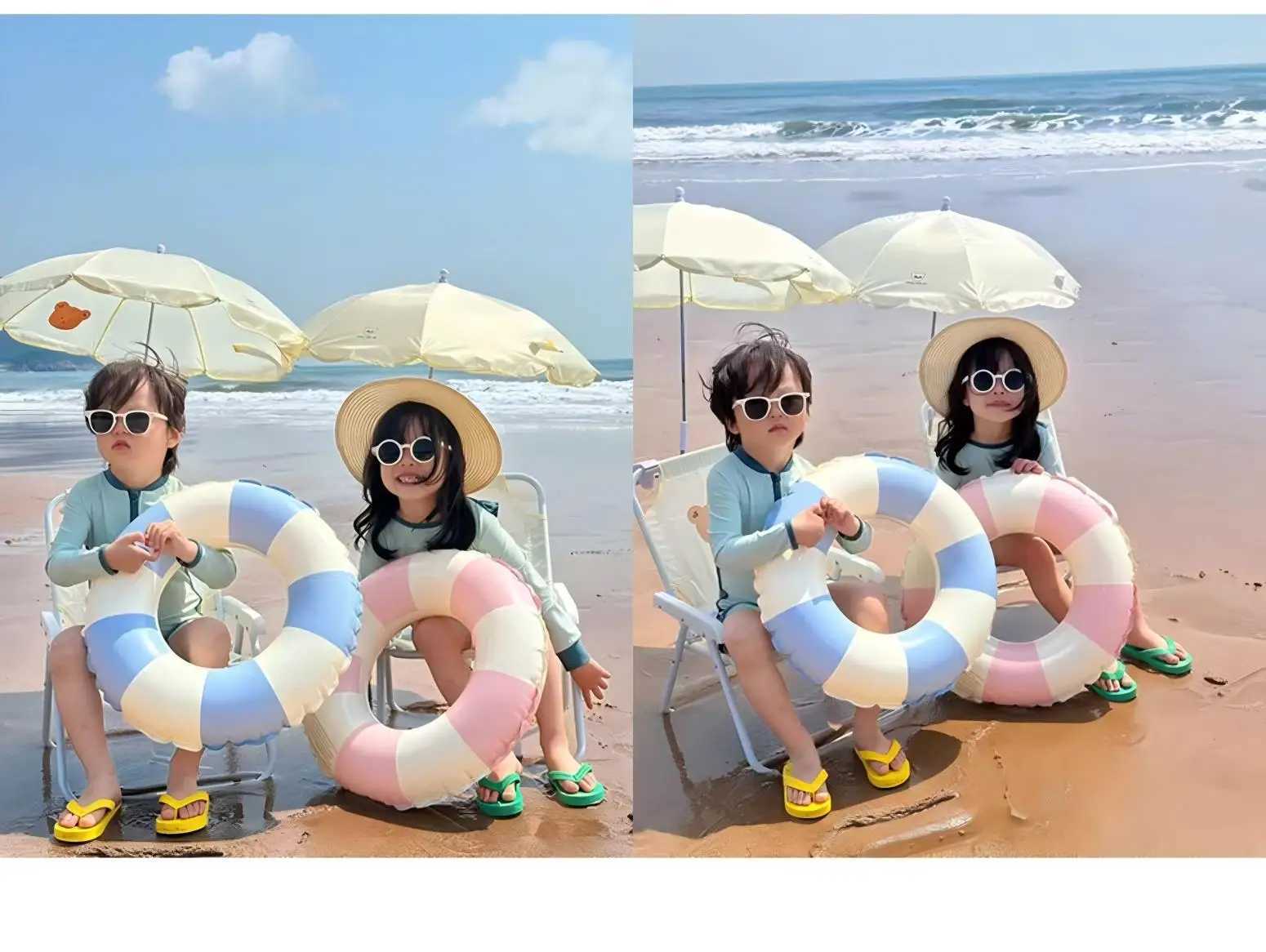 Childrens retro swimming circle childrens inflatable lifebuoy internet famous childrens swimming circle childrens undera Z260328