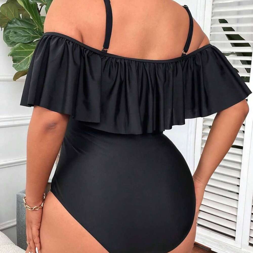 Swimwear designer womanswimsuits designer womens New one-piece swimsuit with straps for women, solid color, backless swimwear, plus size for curvy