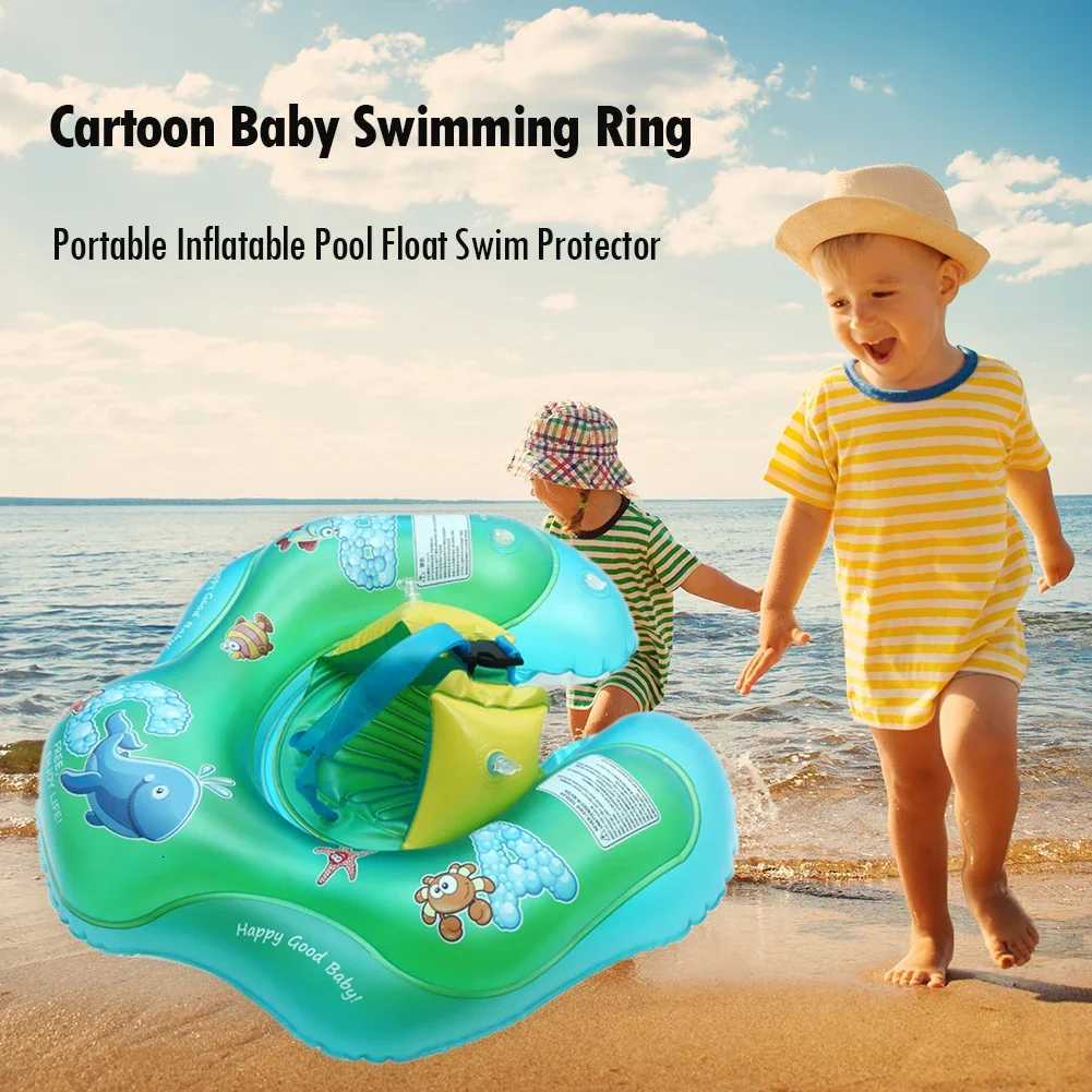 Swim Ring for Baby New Childrens Party Circle Cartoon Inflatable Swimming Ring Kids Swimming Pool Bathing Inflatable Lifebuoy Z260328