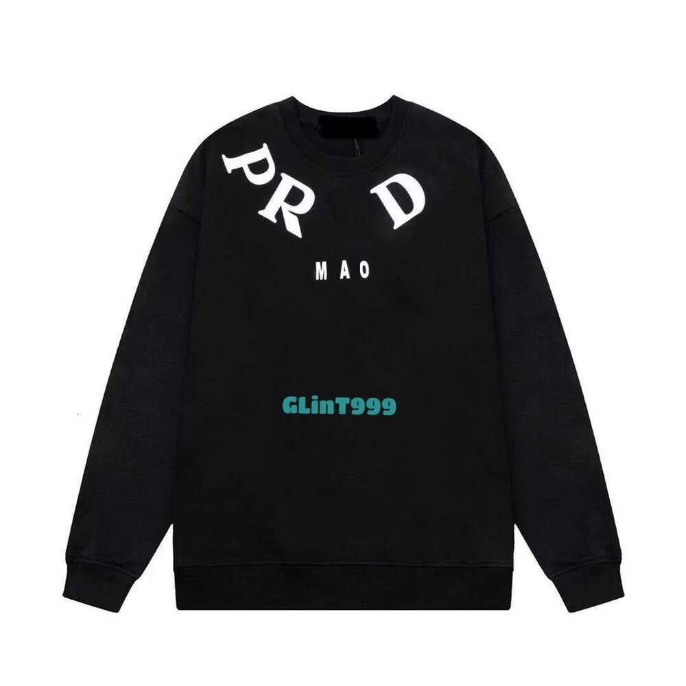 Men's women's brand sportswear, fashionable men's long-sleeved round-neck pullover, fashionable, casual and loose pullover