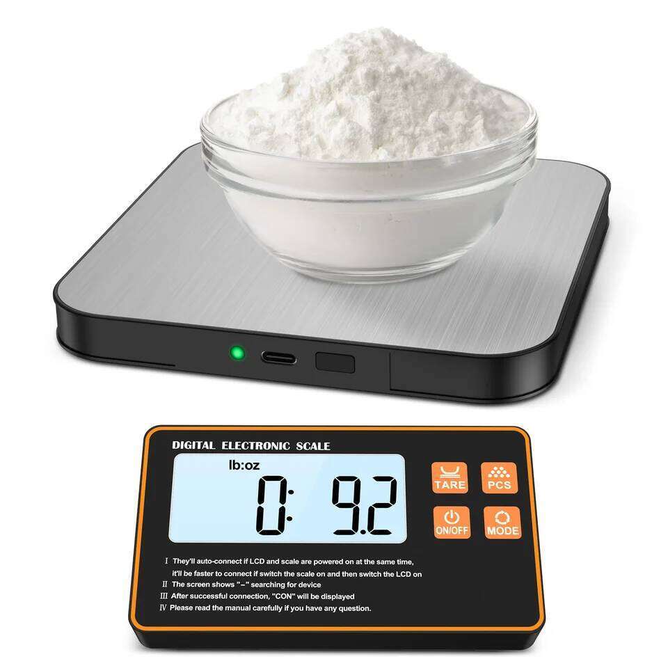 15KG Wireless Digital Kitchen with Remote LCD Display Split-Designed Food Scale for Baking Cooking Meal Prep 26Y0328