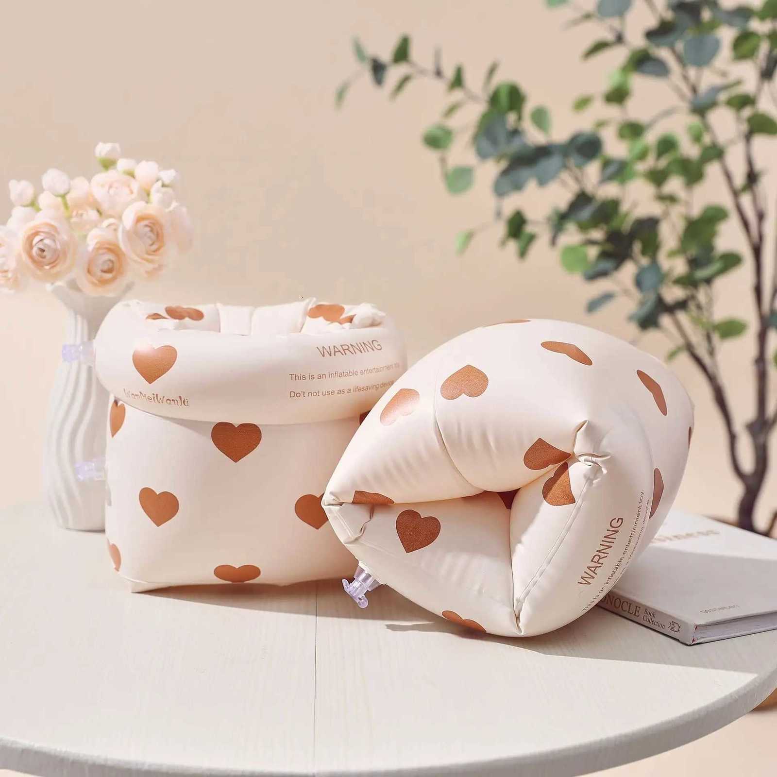 1 Pair Swimming Arm Floaties Cartoon Printing Inflatable Swim Arm Bands Floater Sleeves for Children Adults YYQ01 Z260328