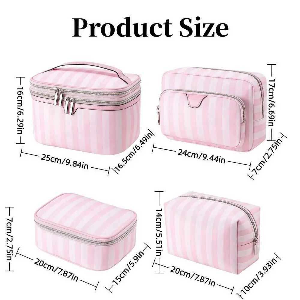 Large Capacity Handheld Makeup Bag Portable Minimalist Style Cosmetic Storage Bag Oxford Cloth Travel Design Wash Bags D260328