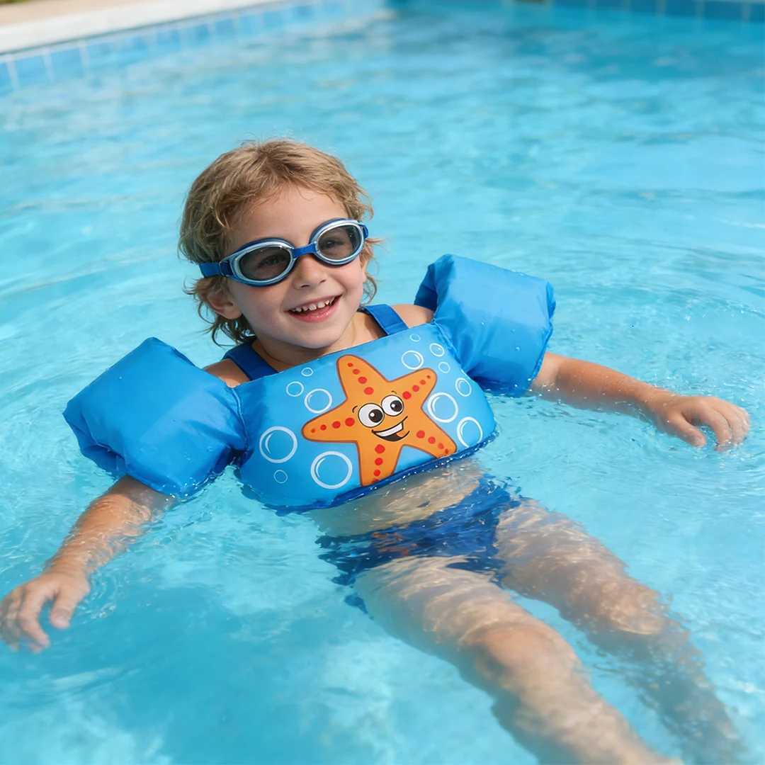 Kids Swim Life Jacket Vest for Swimming PoolSwim Aid FloatsToddler Swim Vest with Suitable for 30-50 lbs Infant/Baby/Sea/Beach Z260328