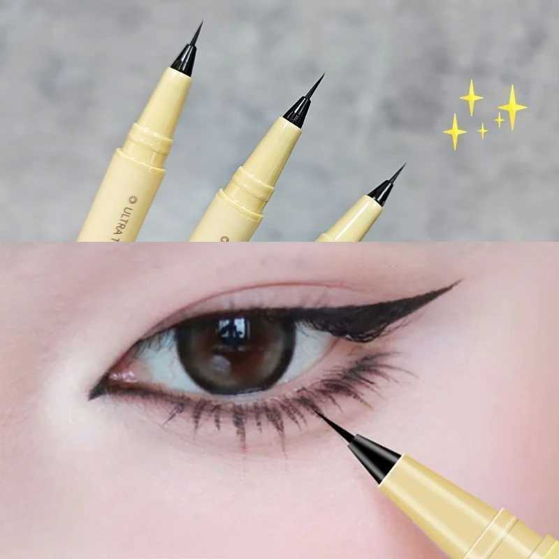 Yellow Tube 001 Ultra-Thin Liquid Eyeliner Pencil Lasting Waterproof Smudge-Resistant Smooth Lying Silkworm Eyebrow Pen Makeup H260328