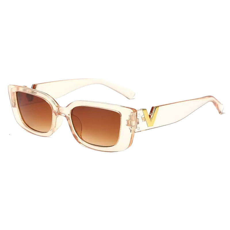 Vintage-Style Sunglasses Designer Women Unique and Minimalist Hip-Hop Square-Frame Trendy Sunglasses