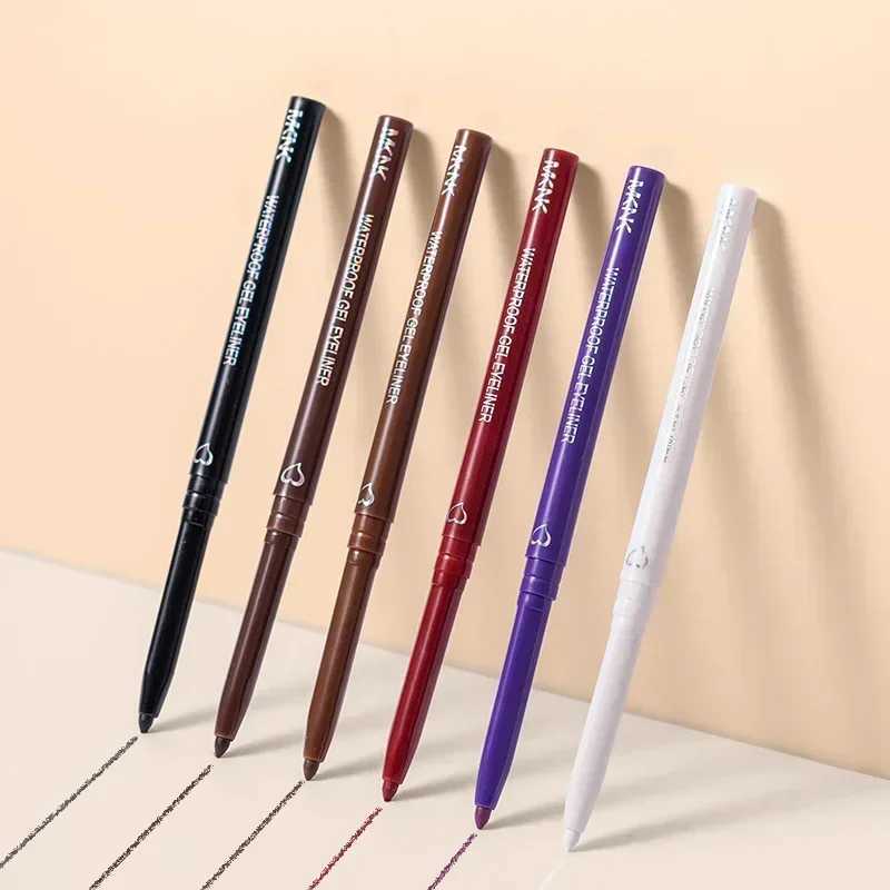 Waterproof Black Brown Eyeliner Pencils Smudge-Proof Long Lasting Easy To Wear Eye Liner Gel Matte Quick Drying Eyeliner Pen H260328
