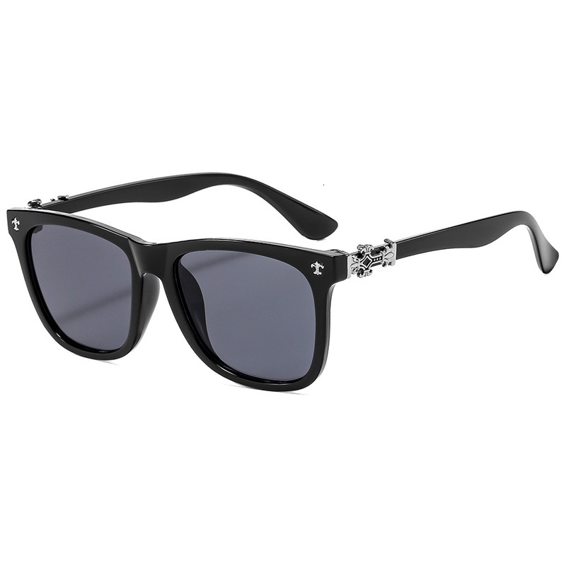 Luxury Brand Designer Sunglasses Trendy Glasses Frame For Men, Similar To Those Worn By Internet Celebrities, With A Retro Artistic Personality, Thick