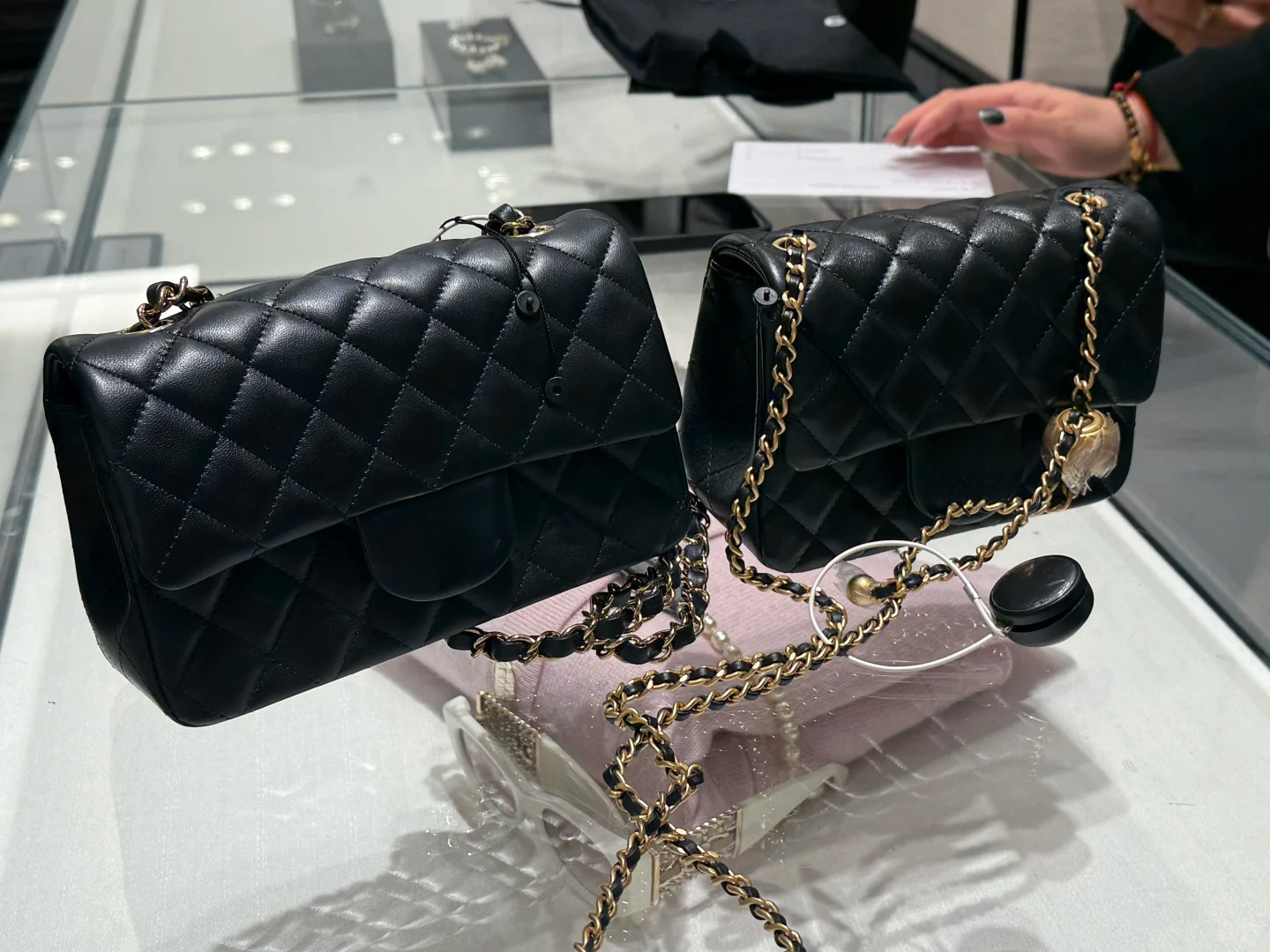 Women Shoulder Bags Classic Golden Ball Flap Bag Adjustable Chain Quilted Luxury Bag Designer Crossbody Bags Fanny Pack Mini Coin Purse CardHolder Key Pouch Cluth